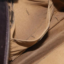 FENDI Zucca Canvas Shoulder Bag Brown Black Auth 216257-21