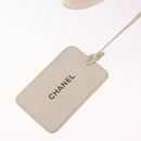 CHANEL Mobile Art Pavilion Tote Bag Coated Canvas Ivory Silver CC Auth 216269-15