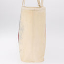 CHANEL Mobile Art Pavilion Tote Bag Coated Canvas Ivory Silver CC Auth 216269-5