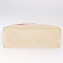 CHANEL Mobile Art Pavilion Tote Bag Coated Canvas Ivory Silver CC Auth 216269-9