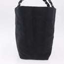 Salvatore Ferragamo Vala Tote Bag Canvas Black Silver Auth 216287A-4