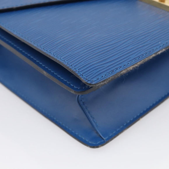 LOUIS VUITTON Epi Concorde Hand Bag Blue M52135 LV Auth 216288