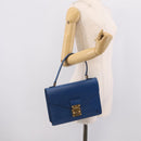 LOUIS VUITTON Epi Concorde Hand Bag Blue M52135 LV Auth 216288-25