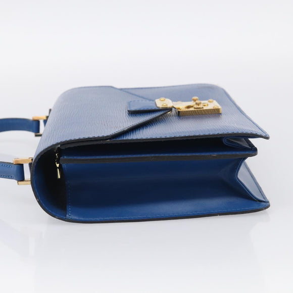 LOUIS VUITTON Epi Concorde Hand Bag Blue M52135 LV Auth 216288