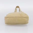 LOEWE Shoulder Bag Leather Beige Gold Auth 216289-9