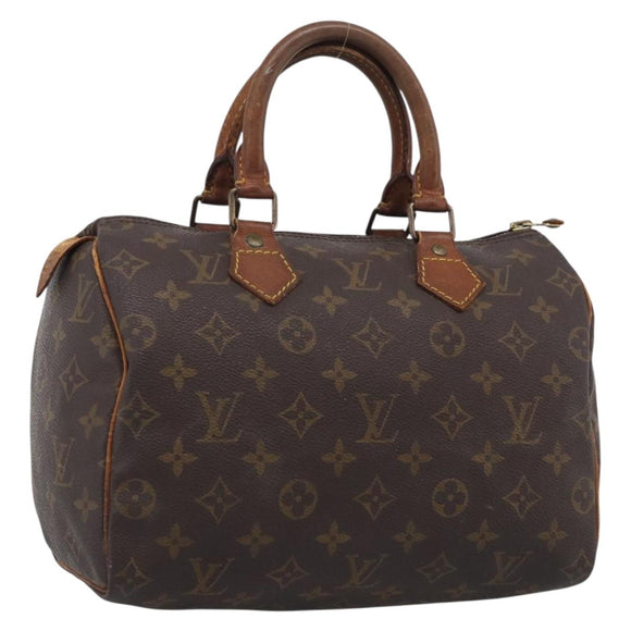 LOUIS VUITTON Monogram Speedy 25 Hand Bag M41528 LV Auth 216295