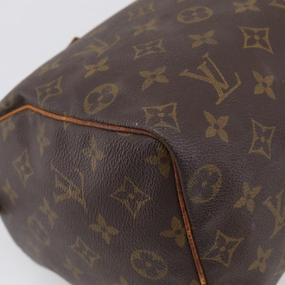 LOUIS VUITTON Monogram Speedy 25 Hand Bag M41528 LV Auth 216295