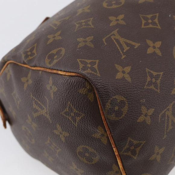 LOUIS VUITTON Monogram Speedy 25 Hand Bag M41528 LV Auth 216295