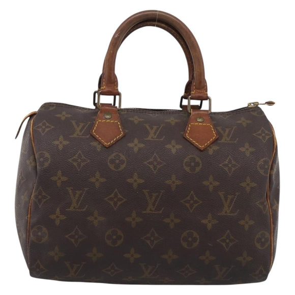 LOUIS VUITTON Monogram Speedy 25 Hand Bag M41528 LV Auth 216295
