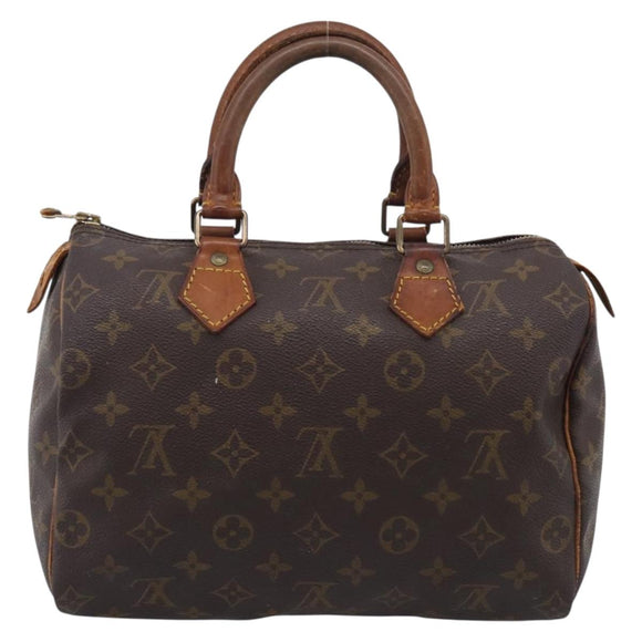 LOUIS VUITTON Monogram Speedy 25 Hand Bag M41528 LV Auth 216295