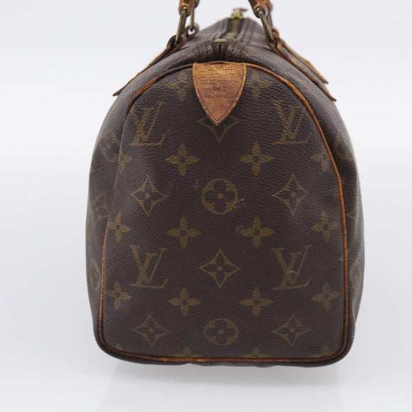 LOUIS VUITTON Monogram Speedy 25 Hand Bag M41528 LV Auth 216295
