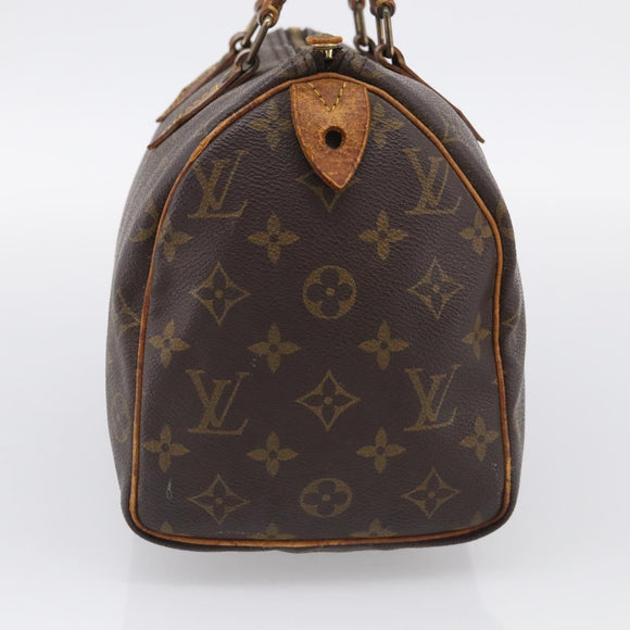 LOUIS VUITTON Monogram Speedy 25 Hand Bag M41528 LV Auth 216295