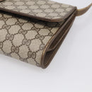 GUCCI GG Supreme Shoulder Bag PVC Beige Gold 904 02 050 Auth 216297-10