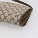 GUCCI GG Supreme Shoulder Bag PVC Beige Gold 904 02 050 Auth 216297-12