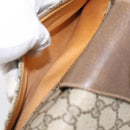 GUCCI GG Supreme Shoulder Bag PVC Beige Gold 904 02 050 Auth 216297-22