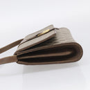 GUCCI GG Supreme Shoulder Bag PVC Beige Gold 904 02 050 Auth 216297-4