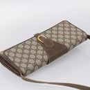 GUCCI GG Supreme Shoulder Bag PVC Beige Gold 904 02 050 Auth 216297-6