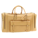 LOUIS VUITTON Nomad Travel Boston Bag Special order Beige LV Auth 22115SV-1