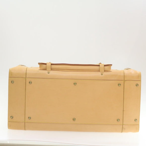 LOUIS VUITTON Nomad Travel Boston Bag Special order Beige LV Auth 22115SV