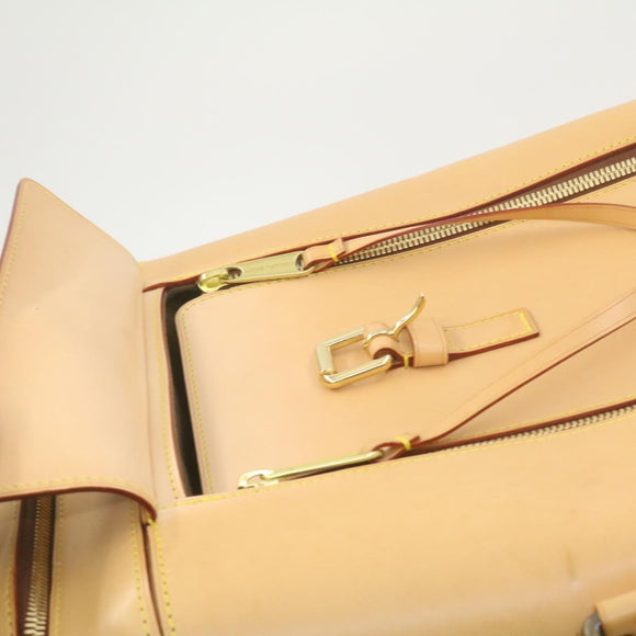 LOUIS VUITTON Nomad Travel Boston Bag Special order Beige LV Auth 22115SV