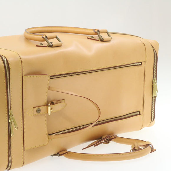 LOUIS VUITTON Nomad Travel Boston Bag Special order Beige LV Auth 22115SV