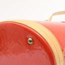 LOUIS VUITTON Monogram Vernis Bucket PM Shoulder Bag SP Order Rouge Auth 22324SM-15