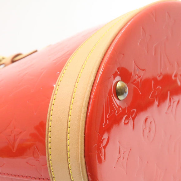 LOUIS VUITTON Monogram Vernis Bucket PM Shoulder Bag SP Order Rouge Auth 22324SM