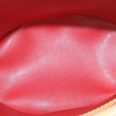 LOUIS VUITTON Monogram Vernis Bucket PM Shoulder Bag SP Order Rouge Auth 22324SM-9