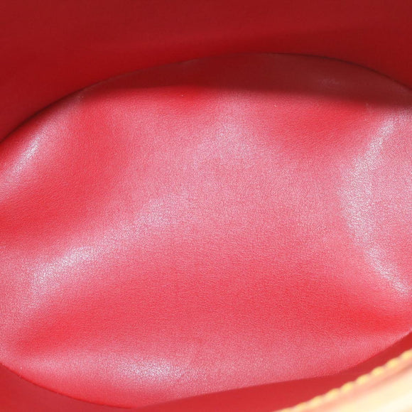 LOUIS VUITTON Monogram Vernis Bucket PM Shoulder Bag SP Order Rouge Auth 22324SM