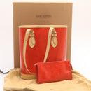 LOUIS VUITTON Monogram Vernis Bucket PM Shoulder Bag SP Order Rouge Auth 22324SM-12