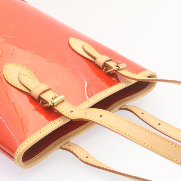 LOUIS VUITTON Monogram Vernis Bucket PM Shoulder Bag SP Order Rouge Auth 22324SM