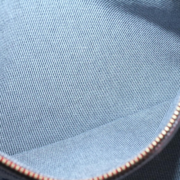 LOUIS VUITTON Monogram Denim Neverfull MM Tragetasche Blau M44981 LV Auth 22325SM