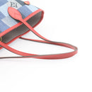 LOUIS VUITTON Monogram Denim Neverfull MM Tote Bag Blue M44981 LV Auth 22325SM-7