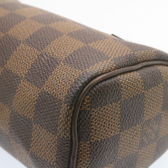 LOUIS VUITTON Damier Ebene Mini Speedy Hand Bag SP Order LV Auth 23260SM