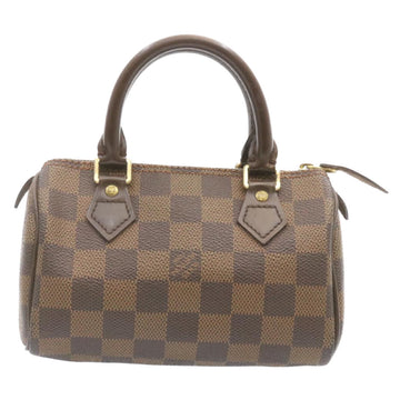 LOUIS VUITTON Damier Ebene Mini Speedy Hand Bag SP Order LV Auth 23260SM - 0