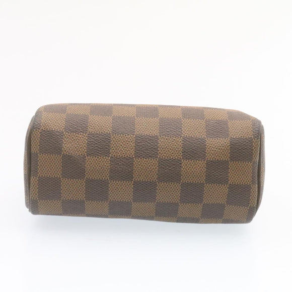 LOUIS VUITTON Damier Ebene Mini Speedy Hand Bag SP Order LV Auth 23260SM
