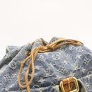 LOUIS VUITTON Monogram Denim Sac a Dos GM Backpack Blue M95056 LV Auth 23405V-12
