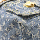 LOUIS VUITTON Monogram Denim Sac a Dos GM Backpack Blue M95056 LV Auth 23405V-15
