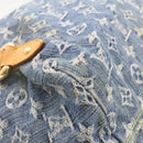 LOUIS VUITTON Monogram Denim Sac a Dos GM Backpack Blue M95056 LV Auth 23405V-16