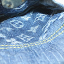 LOUIS VUITTON Monogram Denim Sac a Dos GM Backpack Blue M95056 LV Auth 23405V-19