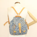 LOUIS VUITTON Monogram Denim Sac a Dos GM Backpack Blue M95056 LV Auth 23405V-27