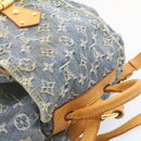 LOUIS VUITTON Monogram Denim Sac a Dos GM Backpack Blue M95056 LV Auth 23405V-8