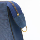 LOUIS VUITTON Epi Pochette Accessoires Pouch Blue M52945 LV Auth 23568AV-10