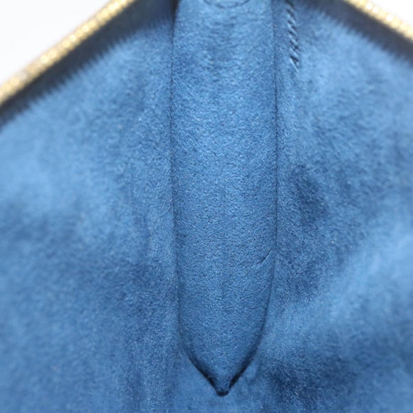 LOUIS VUITTON Epi Pochette Accessoires Pouch Blue M52945 LV Auth 23568AV