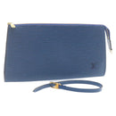 LOUIS VUITTON Epi Pochette Accessoires Pouch Blue M52945 LV Auth 23568AV-1