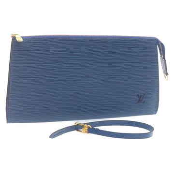 LOUIS VUITTON Epi Pochette Accessoires Pouch Blue M52945 LV Auth 23568AV