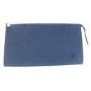 LOUIS VUITTON Epi Pochette Accessoires Pouch Blue M52945 LV Auth 23568AV-2
