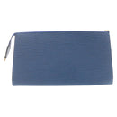 LOUIS VUITTON Epi Pochette Accessoires Pouch Blue M52945 LV Auth 23568AV-3