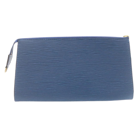 LOUIS VUITTON Epi Pochette Accessoires Pouch Blue M52945 LV Auth 23568AV