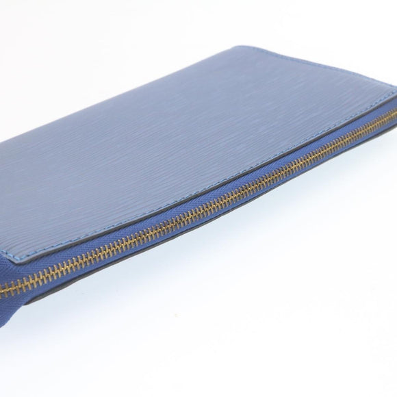 LOUIS VUITTON Epi Pochette Accessoires Pouch Blue M52945 LV Auth 23568AV